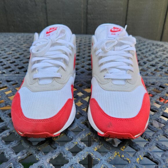 1st Release 908375-100 Nike Air Max 1 OG Anniversary 'Red' Men Size 11.5 - Picture 8 of 16